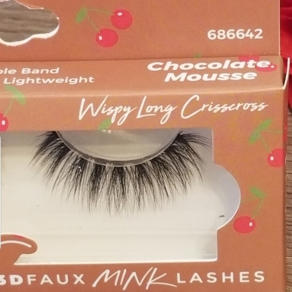 Faux Mink EyeLashes Chocolate Mousse with glue - Picture 3 of 10